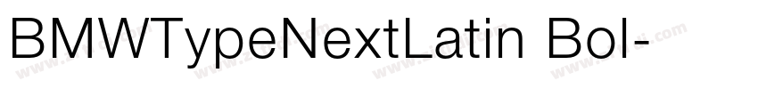 BMWTypeNextLatin Bol字体转换